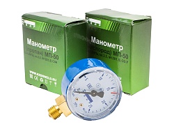 Манометр КЕДР ТМ2 Кислород, (0-2,5 МПа, кл.2,5, М12Х1,5) О2-У Кедр  Россия